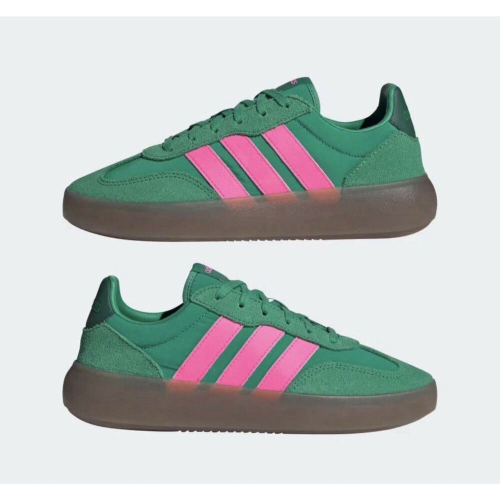 adidas Green and Pink Women's Sneakers